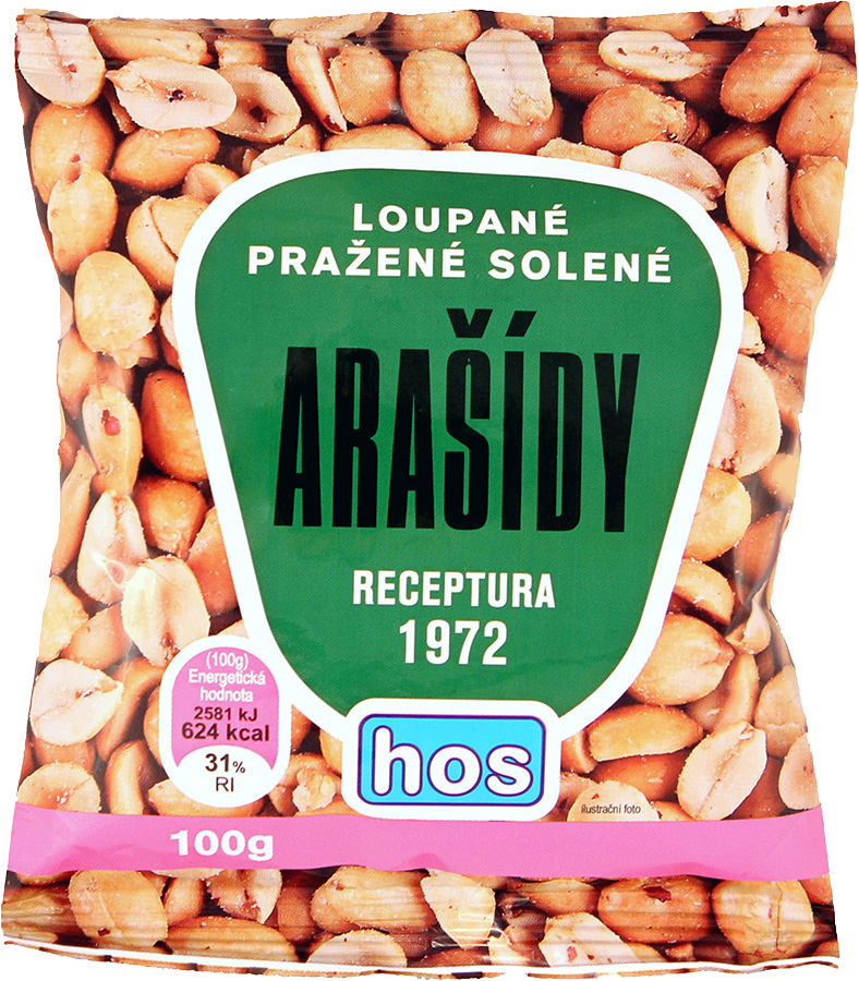 Arašídy loupané pražené solené RETRO 100 g