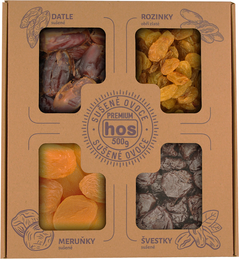 Dárková kazeta Sušené ovoce 500 g