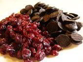 čokol&aacute;dov&eacute; su&scaron;enky s brusinkami