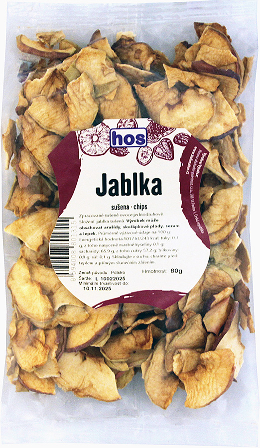 Jablka sušená chips 80g