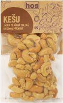 Kešu jádra pražená solená s uzenou příchutí 60 g
