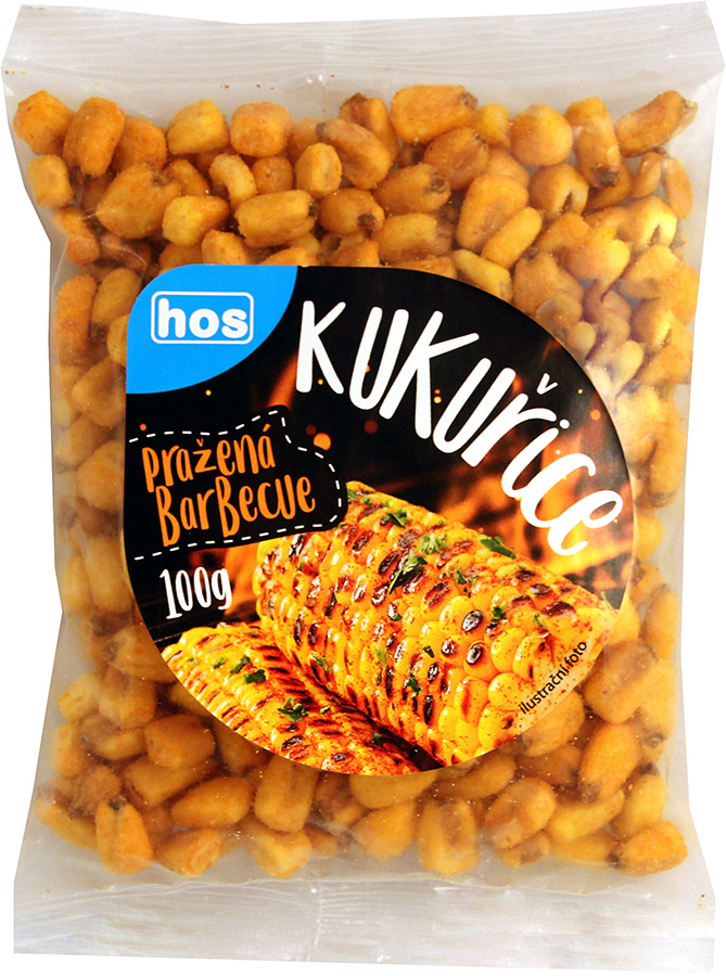 Kukuřice pražená solená barbecue 100 g