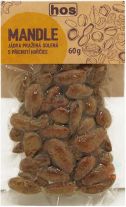 Mandle – jádra pražená solená s příchutí hořčice 60g